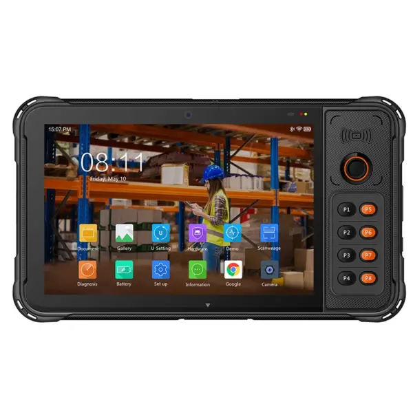 Urovo 8 Inch Handheld Rugeed Tablet Ip67 Waterproof NFC Touch Screen Android Industrial Rugged Tablet
