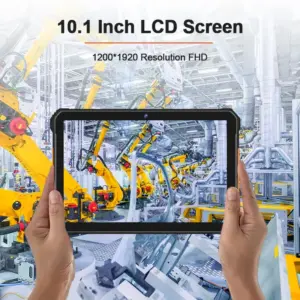 4G Rugged Tablet with 10.1-Inch Display  Dual Cameras and NFC Support for Field Workers