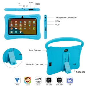 Good Gift 7 Inch Kids Tablet 2GB 32GB Children Pre-Installed Educational APP Android 10 Tablet Pc for Boys Girls