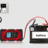 Demuda Manual Car Battery Chargers 4ah 6ah 8ah 12V 24V Smart Rechargeable AGM GEL RV Car Battery  Charger