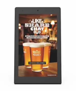 Touch Screen L Type Digital Signage 10 Inch Android 8.1 Tablet for Advertising Display