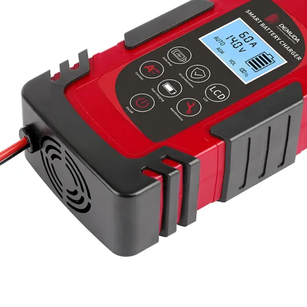 Demuda Manual Car Battery Chargers 4ah 6ah 8ah 12V 24V Smart Rechargeable AGM GEL RV Car Battery  Charger