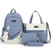 Wholesale Waterproof Oxford Textile Combination Backpack Large Capacity Backpack Lovely Girl Schoolbag