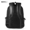 Fashion PVC Vegan Leather School Backpack for Men Laptop Collage Bags Student Rucksack Men's Backpack