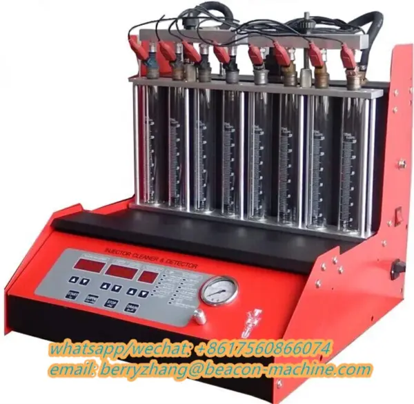 Auto Fuel Injector Cleaner and Tester BC-8H 8 Cylinders of Gasoline Fuel Injector Cleaner
