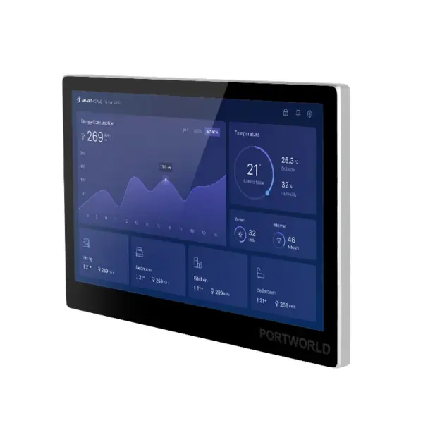 2023 YC-SM10P Home Automation 10 Inch Landscape Central Control Panel