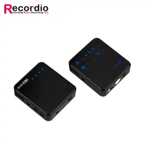 GAW-840 2022 New 2.4GHz 1 to 1 Wireless Lavalier Microphone for DSLR, Camcorder, Smartphone and Tablet