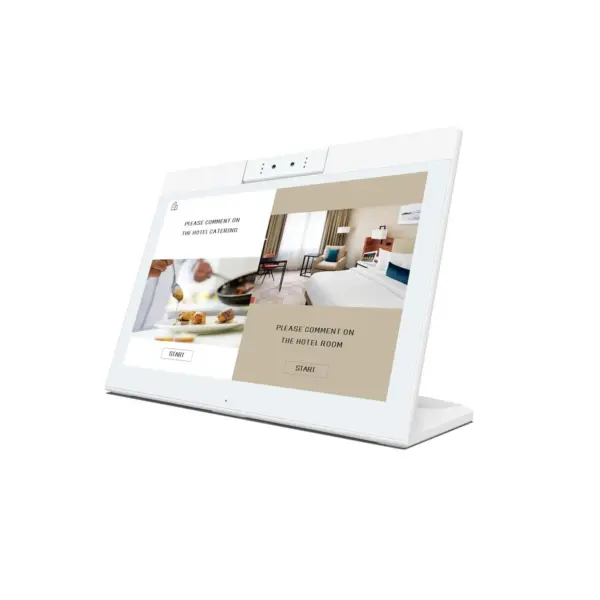 Customer Feedback Terminal 14 Inch RK3288 Android Tablet With Front NFC Reader