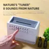 8 Kinds White Noise Sleep Music Nature Sounds Aroma Diffuser Electric Aromatherapy air Humidifier Flame Smart Oil Aroma Diffuser