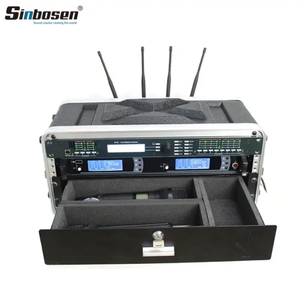 Aluminum Flight case Sound Karaoke Stage Audio Equipment 4u Flight case with Drawer