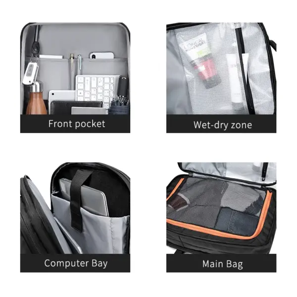 Multifunction Smart Backpack for Travelling Bagpack Mens Business Back Packs Laptop Travel Backpack Bag With USB Charging Port