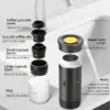 2024 Electric Travel Espresso Machine Heating Water Portable Coffee Maker Compatible with Ground Coffee Small Large Capsules