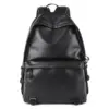 MOYYI Leather Bags for Men School Bag PU Leather Rucksack Business 15.6 Inch Laptop Backpack Travelling