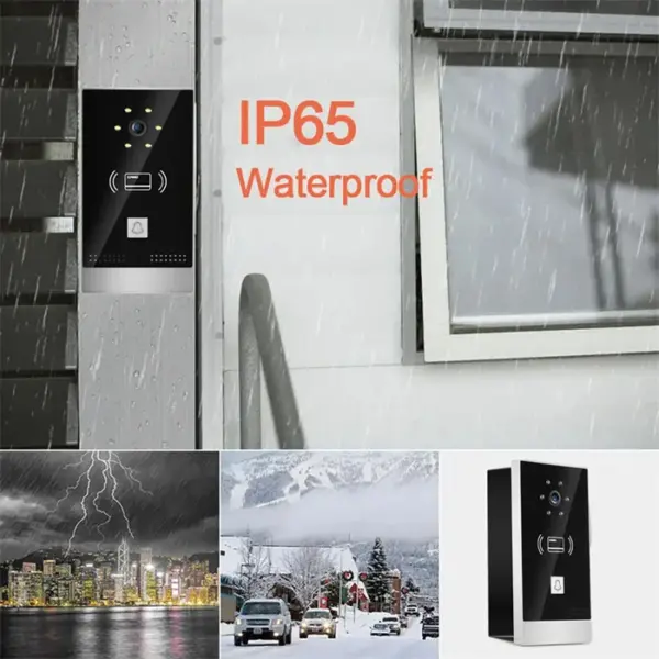 Tuya Video Door Phone Intercom System with 10 Inch Screen Smart Doorbell Intercom Camera Bell System Unlock for Villa