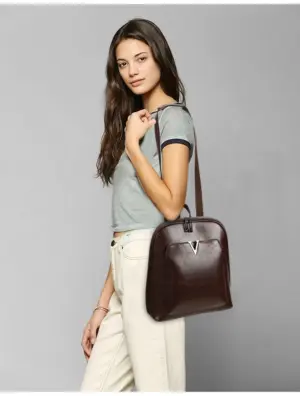2022 New Classic Women's Shoulder Bag Fashion Simple PU Leather Travel Backpack Schoolbag Multi Functional Lady Backpack
