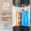2024 Electric Travel Espresso Machine Heating Water Portable Coffee Maker Compatible with Ground Coffee Small Large Capsules