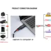 NEW Mini 4K Video Capture Card 1080P 60fps HDTV to USB Game Recording Box for PS4 Game DVD Camcorder Recording Live Streaming