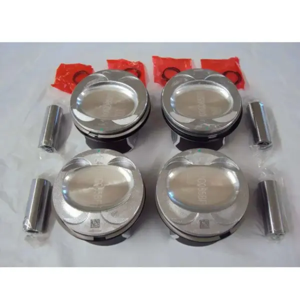 KUSIMA  Factory Piston with Ring Set   4x Pistons 76.5mm Pins 19mm Set EA111 for 1.4TSI  VW Golf Passat CC Audi a Std 025 050 1