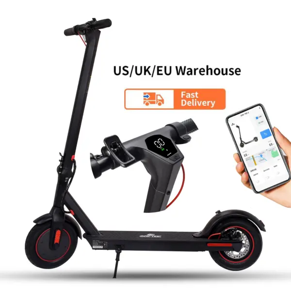 Free Shipping 10inch  Adult Electric Scooters with 36V 15AH Battery 500W Powerful Motor Trotinetteel Ectrique Folding E Scooter