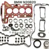 Kusima Factory  Engine Overhaul Rebuild Gasket Seals Kit for BMW X3 228i F25 E26 E84 N20 N26 2.0L Full Gasket Kit