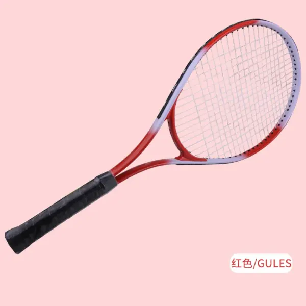 Professional Advanced Tennis Training Racket Young Adults' Carbon Fiber Sports Entertainment Shock Absorption Handle Training