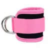 Customized Exercise Gym Brace Nylon Cable Machine Kickback Cuff Attachment Adjustable Ankle Weight Straps