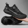 Custom LOGO  Outdoor Mountaineering Sneaker Waterproof Men Safety Trekking Shoes Men Hiking Shoes