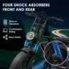 US Stock Fast Delivery E-bike Electric Bike 48V 250W Dual Motors 7 Speed Gears 20Inch Electric Fat Tire Bike