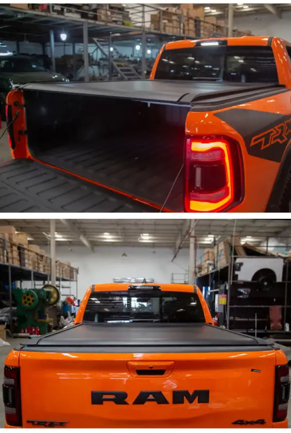 Noble 4x4 Truck Waterproof Electric Tonneau Retractable Hard Roller Pickup Cover Bed for Dodge Ram 1500 2010 to 2025