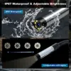 XTOOL XV200 8.5mm Inspection Endoscope Camera with XTOOL Tablet IP67 Waterproof 8 LED Adjustable Endoscope Camera
