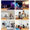 Byintek U70 Pro Dlp Projector 4K Android LED Smart WIFI Pico 3D Pocket Portable Battery Projecteur for Camping