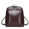 2022 New Classic Women's Shoulder Bag Fashion Simple PU Leather Travel Backpack Schoolbag Multi Functional Lady Backpack