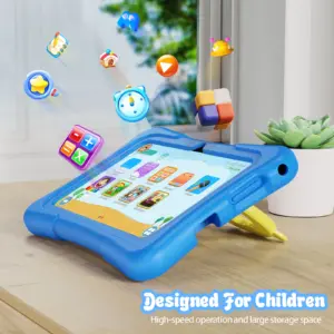 PRITOM 7 Inch Baby Tablet Quad Core 2+32GB 1024*600HD Screen 0.3/2.0MP Camera Customized Android Kids Tablet