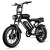 US Warehouse 2000W New High Speed 20inch Hydraulic Brake Adults Electric Bike With 25AH Dual Motor Electric Motorcycle Bicycle