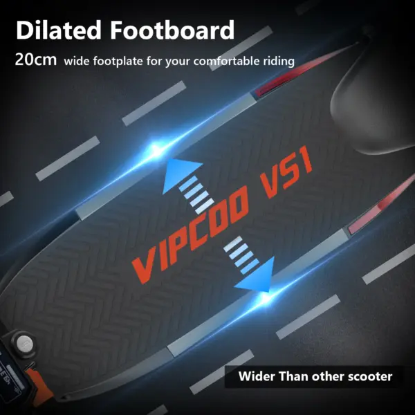 US Warehouse High Quality Original VIPCOO VS1 13ah/48v for Adult 2-wheel 10 Inch 700W Foldable Electric Scooter