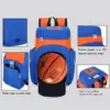 Custom New School Team Sport Volleyball Basketball Football Soccer Black Premium Backpack