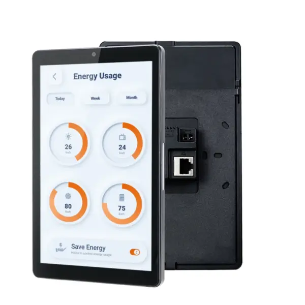 2023 YC-SM08P Home Automation 8 Inch Vertical Display Inwall Android 11 POE Tablet