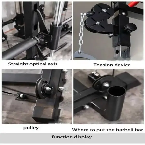 USA Oversea Warehouse Drop Shipping Power Squat Rack Home Gym Mutli Function Station Smith Machine