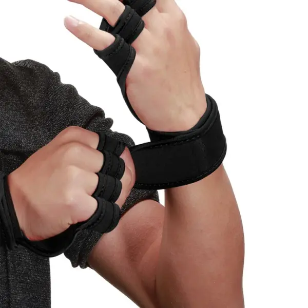 Neoprene Fingerless Gym Gloves for Weightlifting Sports Fitness Gloves
