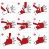 Piaoyu Adult Boxing Straps 3cm/5cm Sweat Absorbent Cotton Hand Wraps for Muay Thai Combat Training Fitness Gym Use Set Model