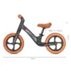 Nylon Frame Mini Bikes for Kids 2-8 Years Old Children Balance Training No Pedal Bicycle