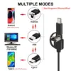 7mm 3.5M Hard Cable 3 in 1 Industrial Mini Endoscope Repair Pipeline Inspection Endoscopy Camera