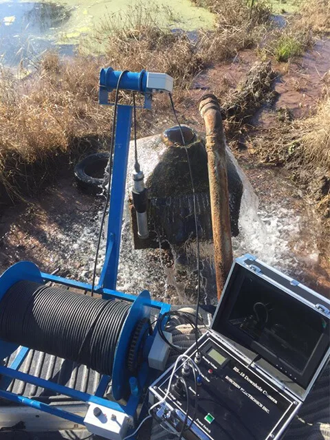 Digital Screen Deep Water Underground Borehole Inspection Camera