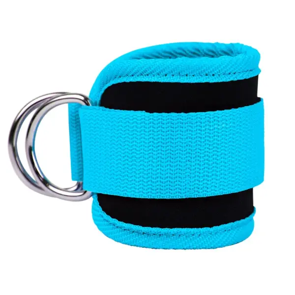 Customized Exercise Gym Brace Nylon Cable Machine Kickback Cuff Attachment Adjustable Ankle Weight Straps
