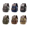 ZUOLUNDUO Fashion Wear Resistant Canvas Rucksack Backpack for Outdoor Travel Laptop Backpack for College School Backpack Unisex