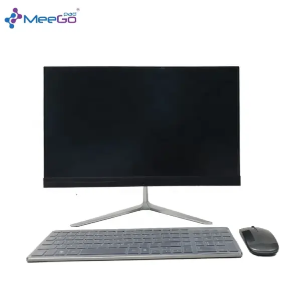 Promotion Price 23.68" Computer Core I3 /I5/ I7 AIO Office Gamer  Desktop Business Gaming Barebone All in One PC Computer