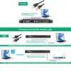 2000W D Class Plate Amplifier for Full Range Speaker Audio Sound Equipment with DSP Audio Processor and Line Array Features