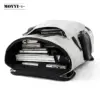 MOYYI Mochila Vegan Leather Dayback Teen Bookbags Laptop Bags for Men Backpacks