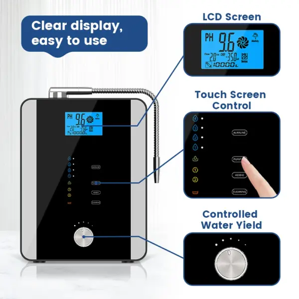 11 Plates Platinum Coating Japan Kagen Water Ionizer Alkaline Water Machine Alkaline Filter Kangen Antioxidizing Water Ionizer