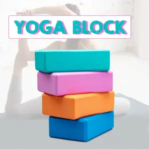 Foam EVA Yoga Blocks Lightweight Yoga Brick Accessories for Yoga, Pilates, Stretching and Meditation